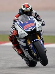 Lorenzo clocked a lap of 2 minutes 00.334 seconds